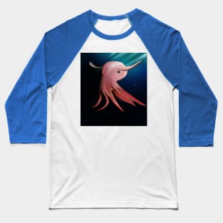 Dumbo octopus in deep sea Baseball T-Shirt